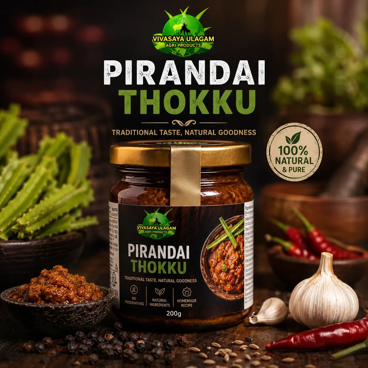 Pirandai Thokku